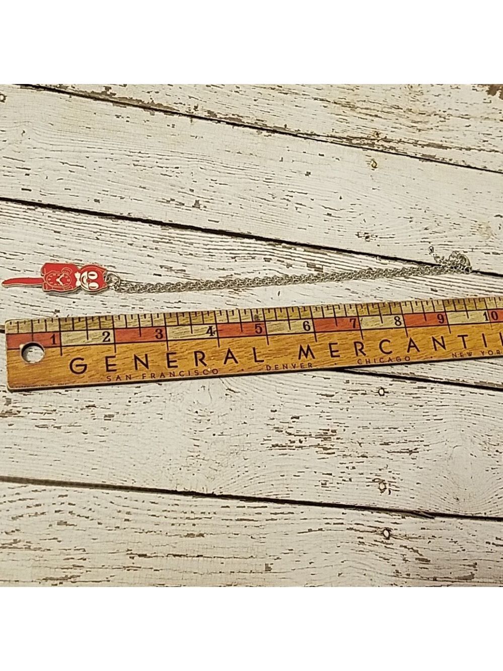 Retired Kit cat klock clock red necklace clock - Picture 4 of 6